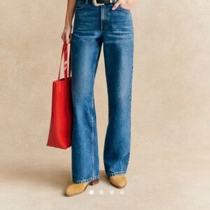 Sézane Wide Leg Trouser—size 38 (US 6)